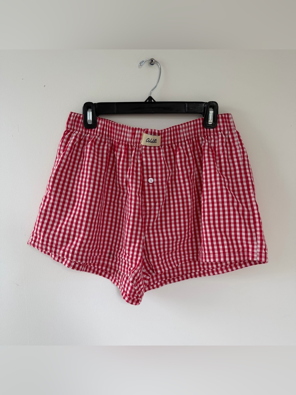 Oddli Classic Boxers Red Gingham M/L
